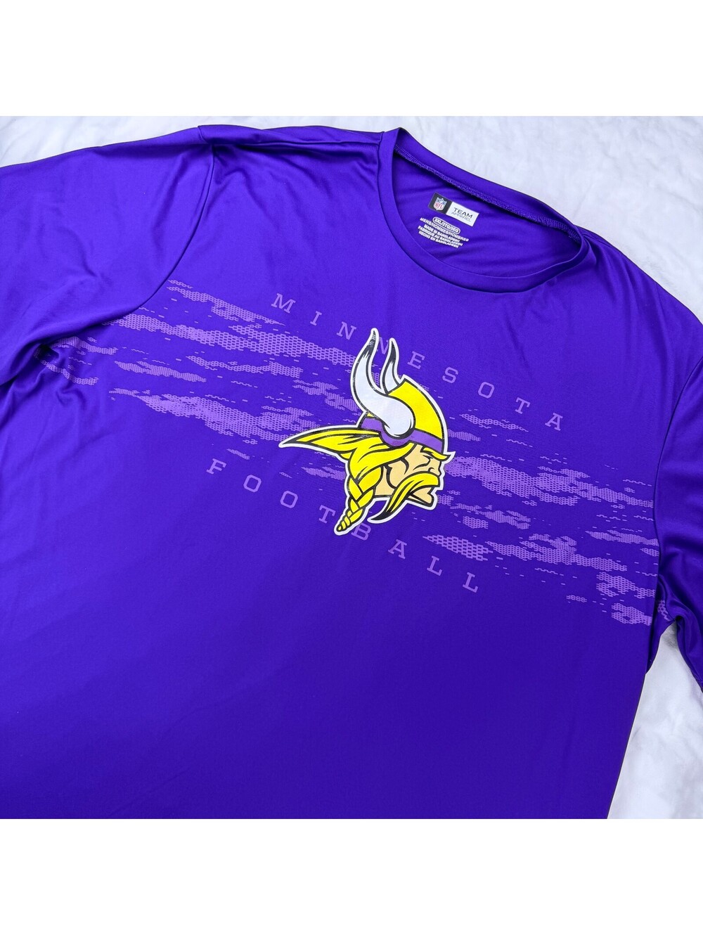 Minnesota Vikings T Shirt Mens 3XL Purple NFL Team Apparel Football Graphic Tee
